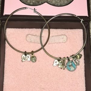 Juicy couture charm earrings